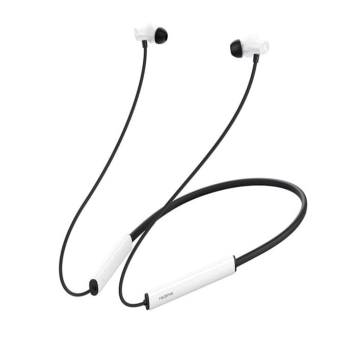 Realme Buds Wireless 3 – In-Ear Bluetooth Headphones | 30dB ANC, Spatial Audio, 13.6mm Bass Driver, 40H Playback, Fast Charging, 45ms Low Latency, Dual Device Pairing – Vitality White